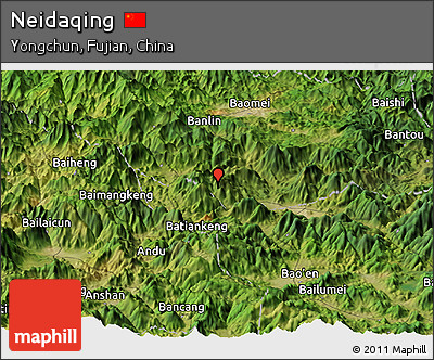 Satellite Panoramic Map of Neidaqing