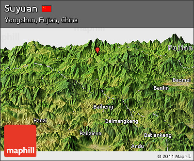 Satellite Panoramic Map of Suyuan