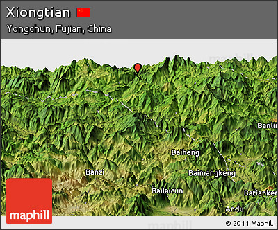 Satellite Panoramic Map of Xiongtian