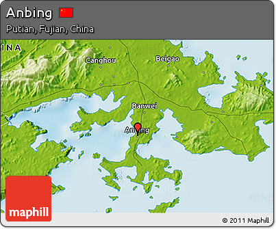 Physical 3D Map of Anbing