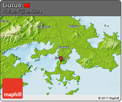 Physical 3D Map of Liucuo