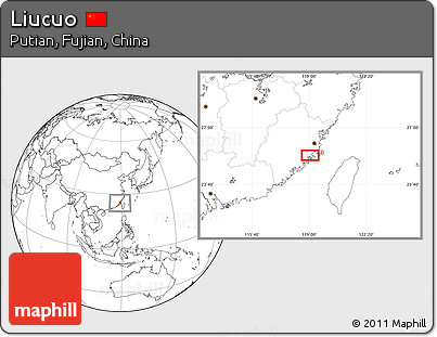 Blank Location Map of Liucuo