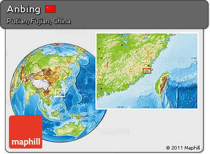 Physical Location Map of Anbing