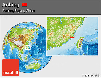 Physical Location Map of Anbing