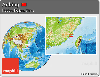 Physical Location Map of Anbing