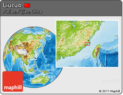 Physical Location Map of Liucuo