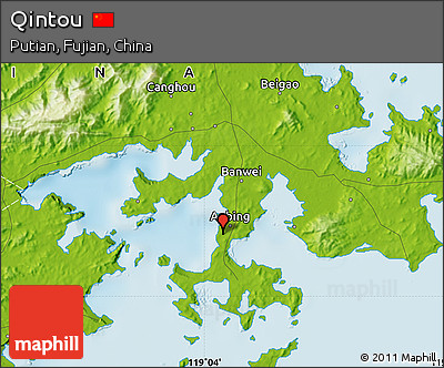 Physical Map of Qintou