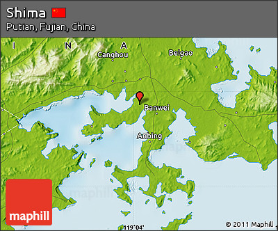 Physical Map of Shima
