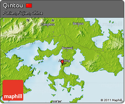 Physical Map of Qintou