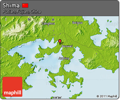Physical Map of Shima