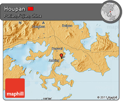 Political Map of Houpan
