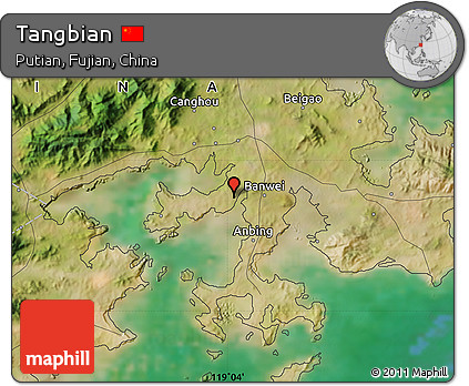 Satellite Map of Tangbian
