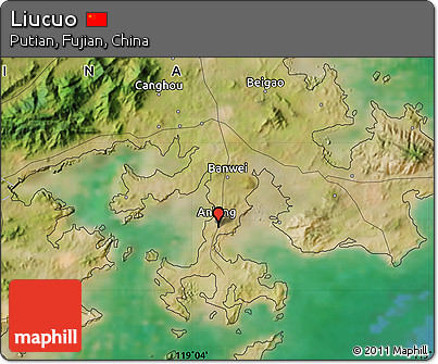 Satellite Map of Liucuo