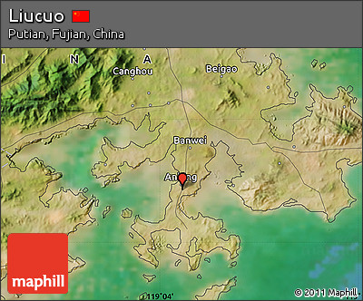 Satellite Map of Liucuo