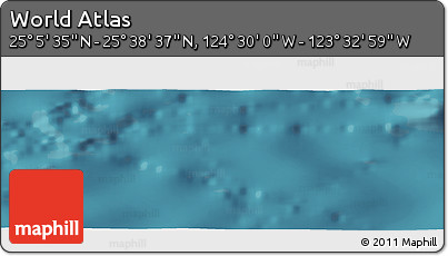 Satellite Panoramic Map of the Area around 25° 22' 6" N, 124° 1' 30" W