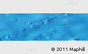 Physical Panoramic Map of the area around 25° 22' 6" N, 128° 16' 30" W
