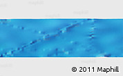 Shaded Relief Panoramic Map of the area around 25° 22' 6" N, 128° 16' 30" W