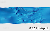 Shaded Relief Panoramic Map of the area around 25° 22' 6" N, 138° 37' 30" E