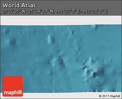 Satellite 3D Map of the Area around 25° 22' 6" N, 142° 1' 30" E
