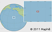 Savanna Style Location Map of the area around 25° 22' 6" N, 151° 13' 29" W