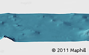 Satellite Panoramic Map of the area around 25° 22' 6" N, 152° 13' 29" E