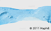 Physical Panoramic Map of the area around 25° 22' 6" N, 168° 13' 29" W