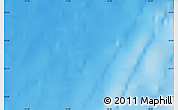 Shaded Relief Map of the area around 25° 22' 6" N, 16° 55' 29" W