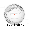 Outline Map of the Area around 25° 22' 6" N, 175° 10' 30" E, rectangular outline