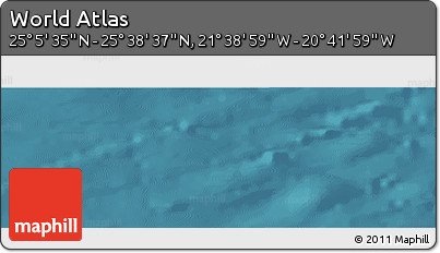 Satellite Panoramic Map of the Area around 25° 22' 6" N, 21° 10' 29" W