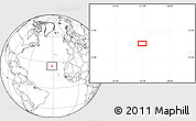 Blank Location Map of the area around 25° 22' 6" N, 31° 22' 30" W