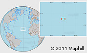 Gray Location Map of the area around 25° 22' 6" N, 31° 22' 30" W