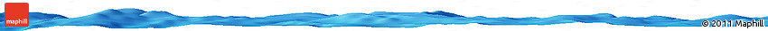 Shaded Relief Horizon Map of the Area around 25° 22' 6" N, 43° 16' 29" W Shaded Relief Horizon Map of the Area around 25° 22' 6" N, 43° 16' 29" W