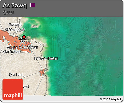 Satellite 3D Map of As Sawq