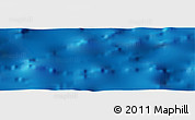 Physical Panoramic Map of the area around 25° 22' 6" N, 55° 10' 29" W