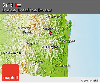 Physical 3D Map of Sa`d