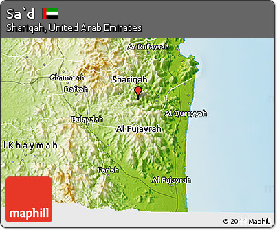 Physical 3D Map of Sa`d