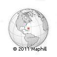Outline Map of the Area around 25° 22' 6" N, 68° 46' 30" W, rectangular outline