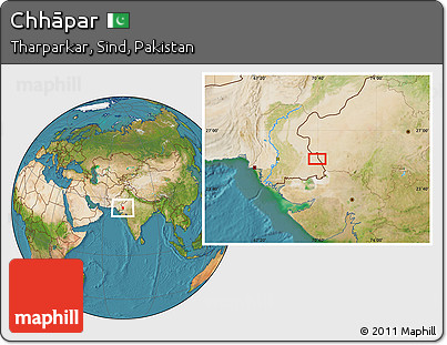 Satellite Location Map of Chhāpar