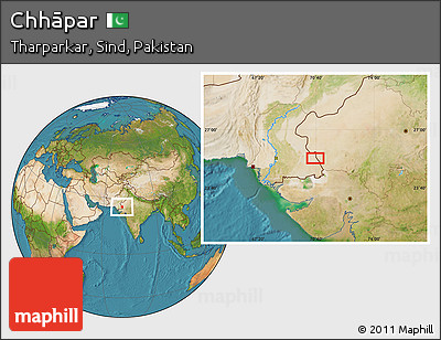 Satellite Location Map of Chhāpar