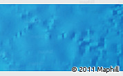 Physical 3D Map of the area around 25° 22' 6" N, 74° 43' 29" W