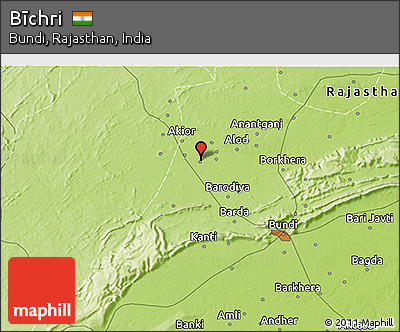 Physical 3D Map of Bīchri