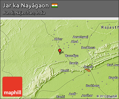 Physical 3D Map of Jar Ka Nayāgaon