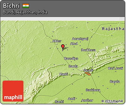 Physical 3D Map of Bīchri