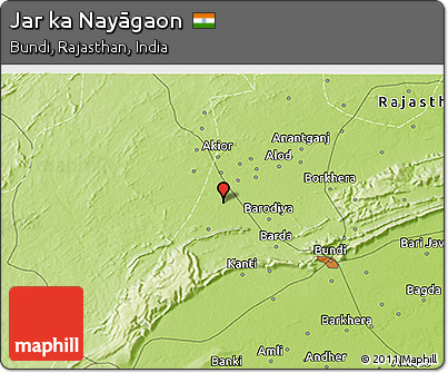 Physical 3D Map of Jar Ka Nayāgaon