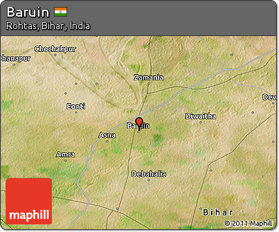 Satellite 3D Map of Baruin