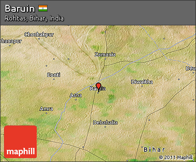 Satellite 3D Map of Baruin