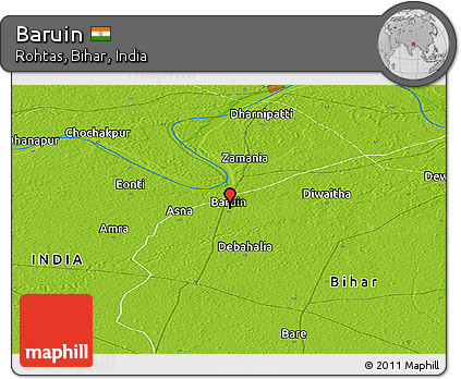 Physical Panoramic Map of Baruin
