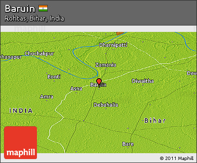 Physical Panoramic Map of Baruin