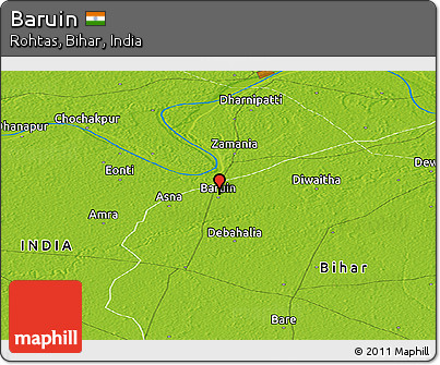 Physical Panoramic Map of Baruin