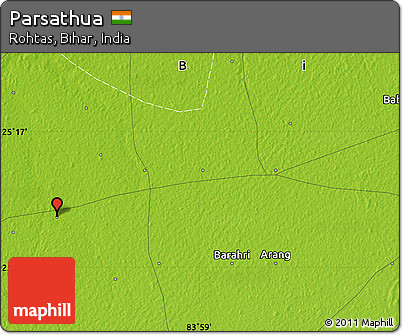 Physical Map of Parsathua